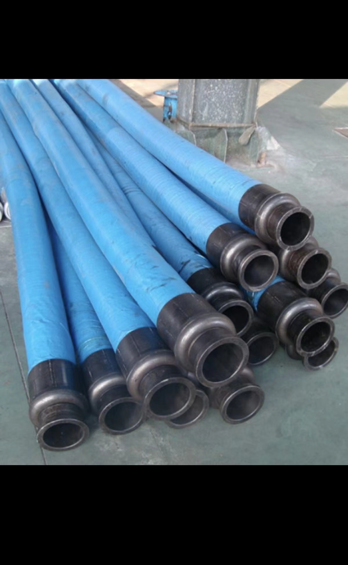大口径工业吸排胶管 内径203mm 耐负压 用于矿山渣浆输送